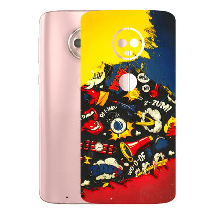 Motorola Phone Skins (All Models) - Pacific Doodle Art - 3D Embossed Finish (L-120) Motorola Moto G6