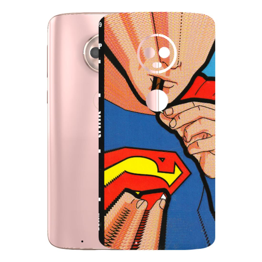 Motorola Phone Skins (All Models) - Superman Sutta - 3D Embossed Finish (L-130) Motorola Moto G6