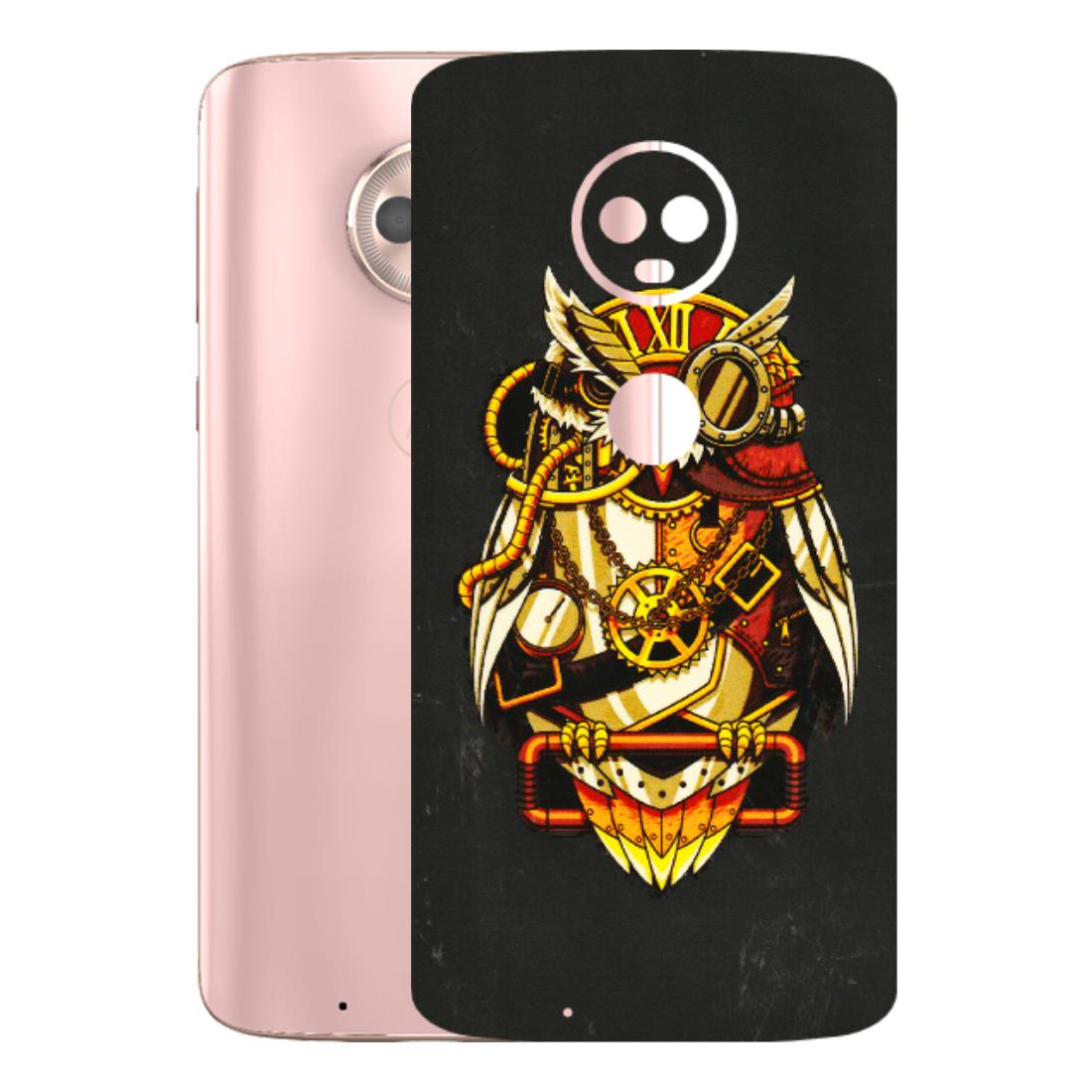 Motorola Phone Skins (All Models) - Classy Smart Owl - 3D Embossed Finish (L-144) Motorola Moto G6