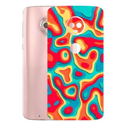 Motorola Phone Skins (All Models) - Abstract Swirl - 3D Embossed Finish (L-150) Motorola Moto G6