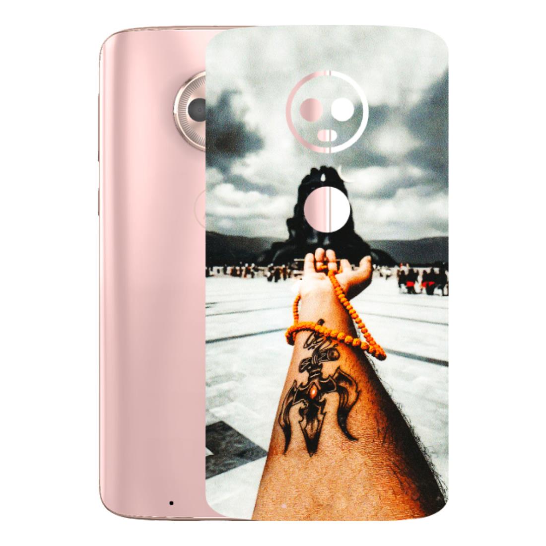 Motorola Phone Skins (All Models) - Jai Adiyogi Mahakaal - 3D Embossed Finish (L-164) Motorola Moto G6