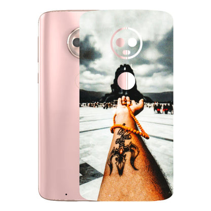 Motorola Phone Skins (All Models) - Jai Adiyogi Mahakaal - 3D Embossed Finish (L-164) Motorola Moto G6