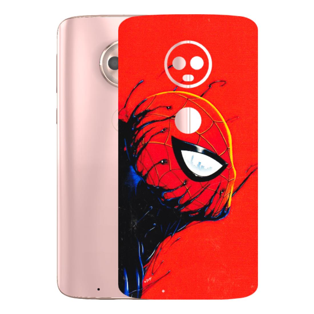 Motorola Phone Skins (All Models) - Spiderman Face Venom - 3D Embossed Finish (L-165) Motorola Moto G6