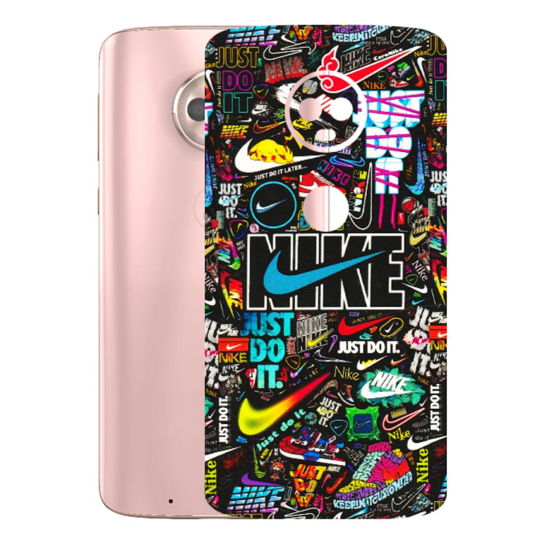 Motorola Phone Skins (All Models) - Just Do It Doodles - 3D Embossed Finish (L-166) Motorola Moto G6