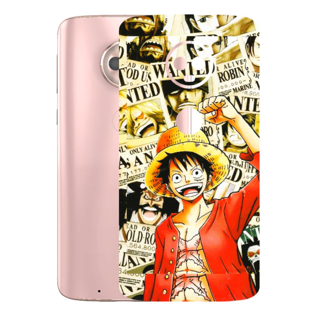 Motorola Phone Skins (All Models) - Luffy Anime - 3D Embossed Finish (L-177) Motorola Moto G6