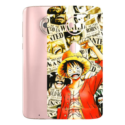 Motorola Phone Skins (All Models) - Luffy Anime - 3D Embossed Finish (L-177) Motorola Moto G6