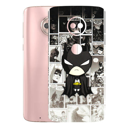 Motorola Phone Skins (All Models) - Toon Batman - 3D Embossed Finish (L-182) Motorola Moto G6