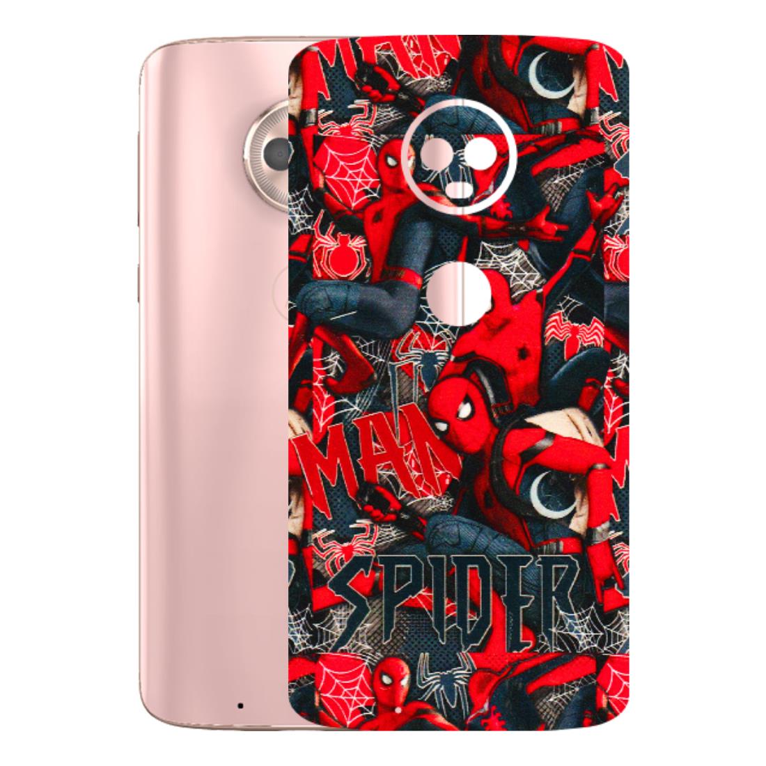 Motorola Phone Skins (All Models) - SpiderMan Cool - 3D Embossed Finish (L-188) Motorola Moto G6
