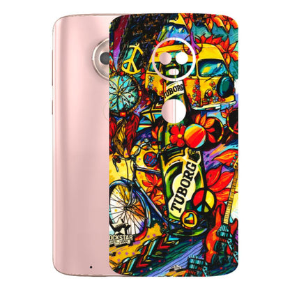Motorola Phone Skins (All Models) - Cool Beer Bottle - 3D Embossed Finish (L-193) Motorola Moto G6