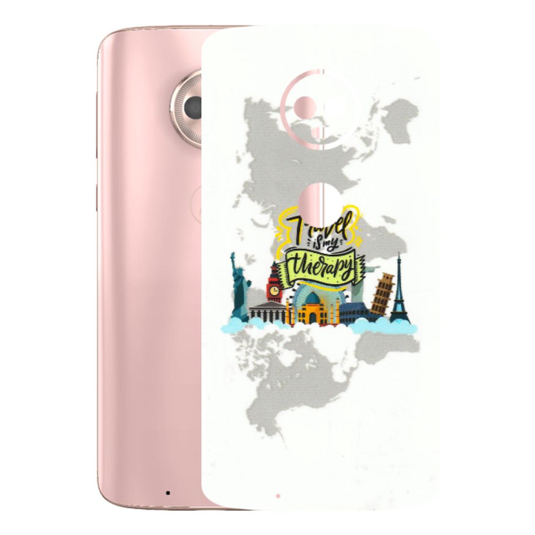 Motorola Phone Skins (All Models) - Travel Therapy - 3D Embossed Finish (L-199) Motorola Moto G6