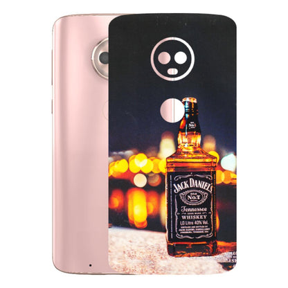 Motorola Phone Skins (All Models) - JD Whiskey Bottle - 3D Embossed Finish (L-20) Motorola Moto G6