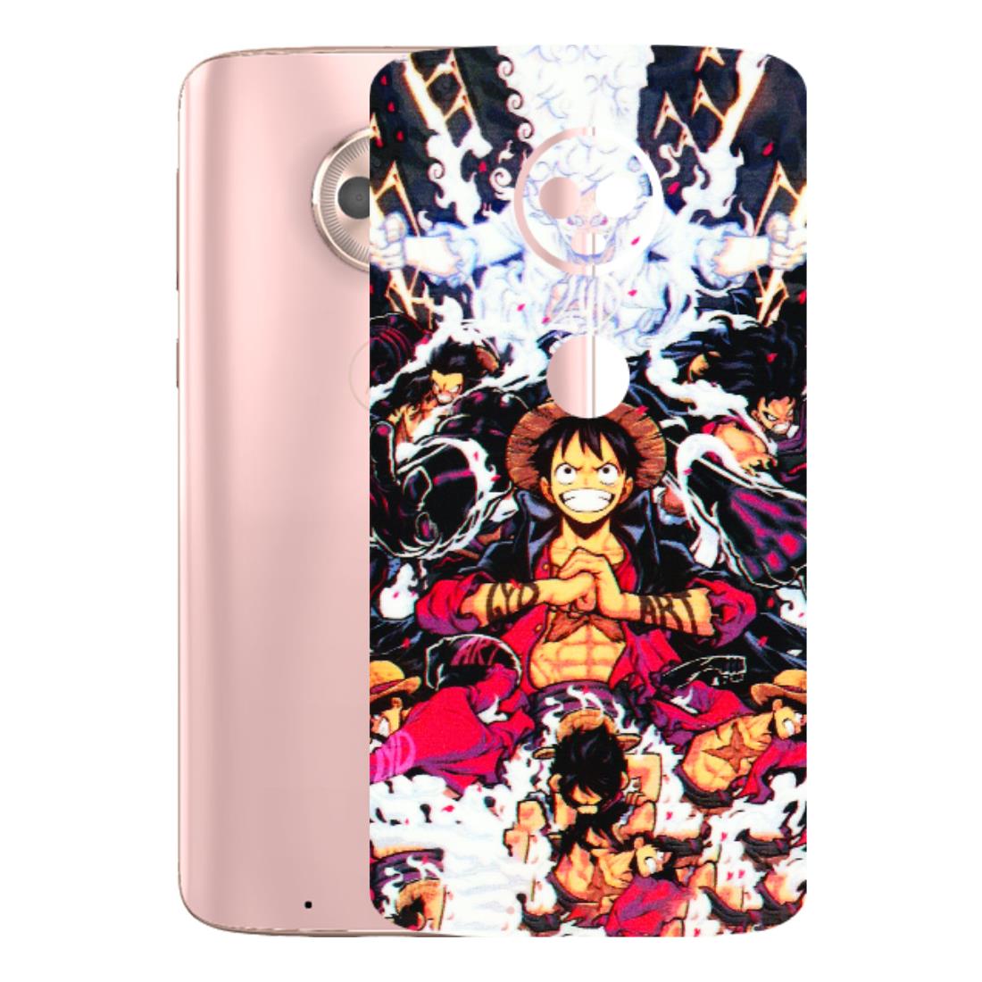 Motorola Phone Skins (All Models) - Luffy Anime Character - 3D Embossed Finish (L-203) Motorola Moto G6
