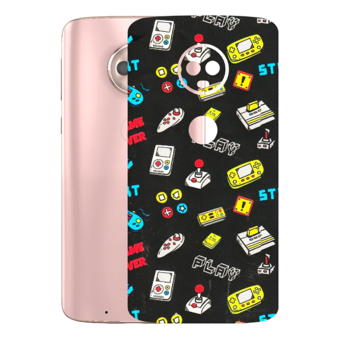Motorola Phone Skins (All Models) - Gaming Doodles - 3D Embossed Finish (L-224) Motorola Moto G6