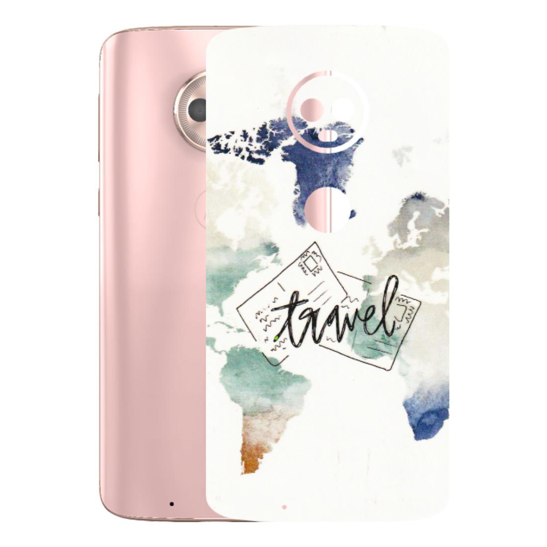 Motorola Phone Skins (All Models) - Travel The World - 3D Embossed Finish (L-232) Motorola Moto G6