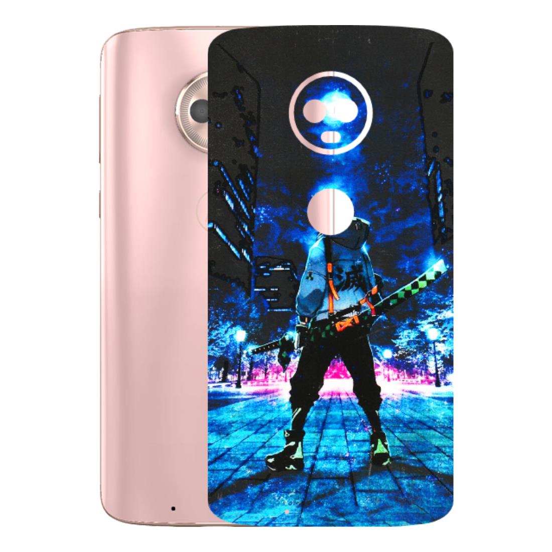 Motorola Phone Skins (All Models) - Demon Slayer Sword - 3D Embossed Finish (L-247) Motorola Moto G6