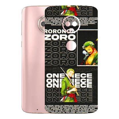 Motorola Phone Skins (All Models) - One Piece Zoro - 3D Embossed Finish (L-250) Motorola Moto G6