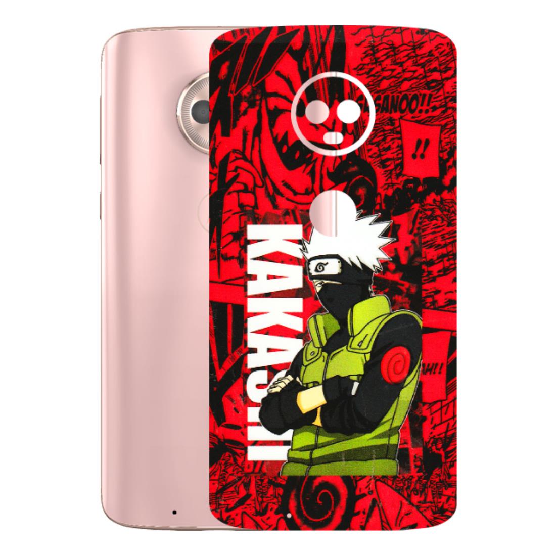 Motorola Phone Skins (All Models) - Kakashi Red Anime - 3D Embossed Finish (L-251) Motorola Moto G6