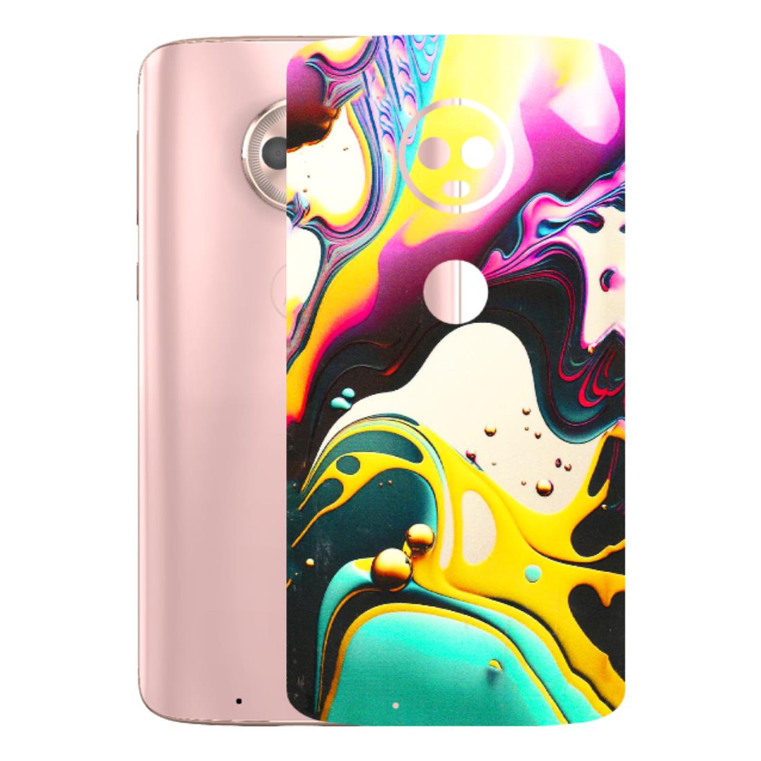 Motorola Phone Skins (All Models) - Multicolor Abstract pattern - 3D Embossed Finish (L-254) Motorola Moto G6