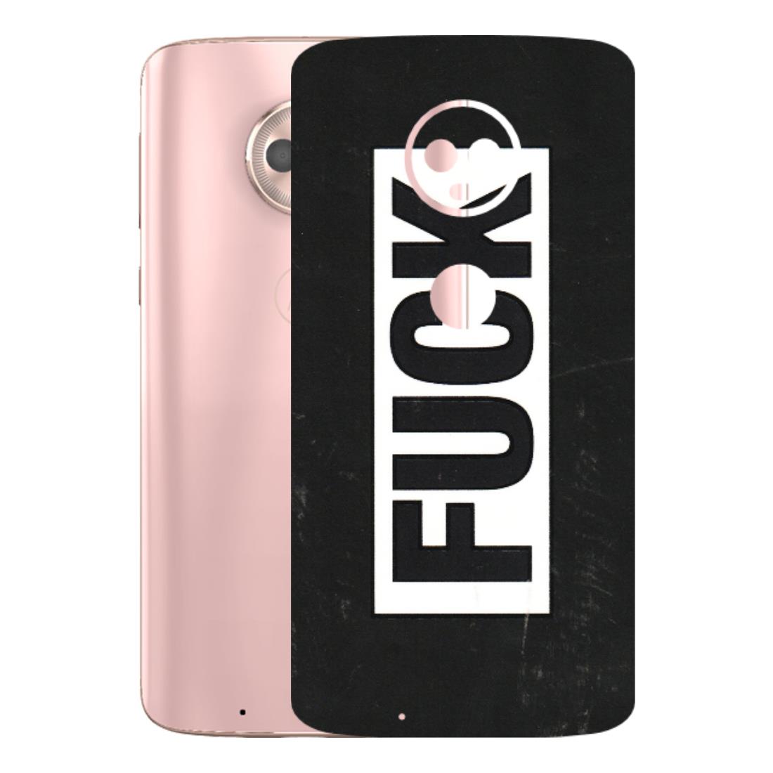 Motorola Phone Skins (All Models) - The F Word - 3D Embossed Finish (L-255) Motorola Moto G6