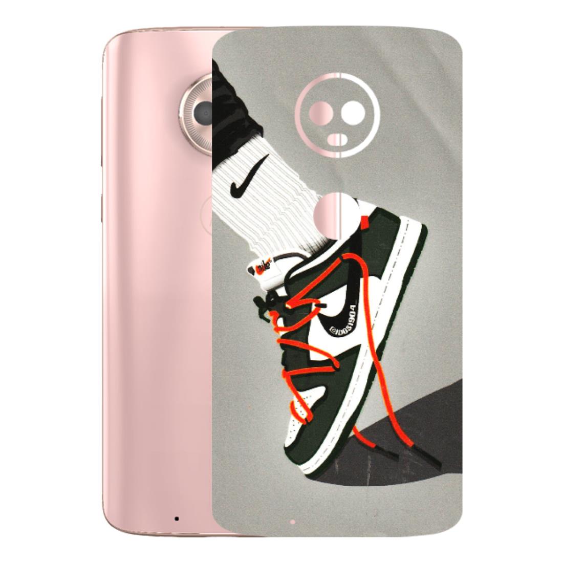 Motorola Phone Skins (All Models) - New Grey Sneaker - 3D Embossed Finish (L-261) Motorola Moto G6