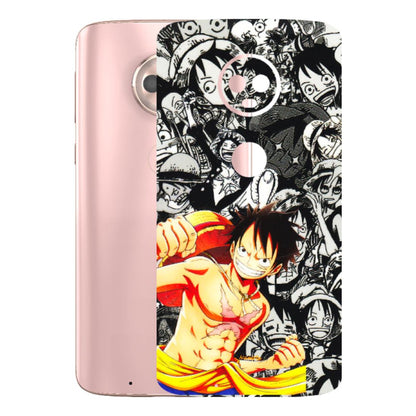 Motorola Phone Skins (All Models) - Anime Comics Games Doodles - 3D Embossed Finish (L-27) Motorola Moto G6