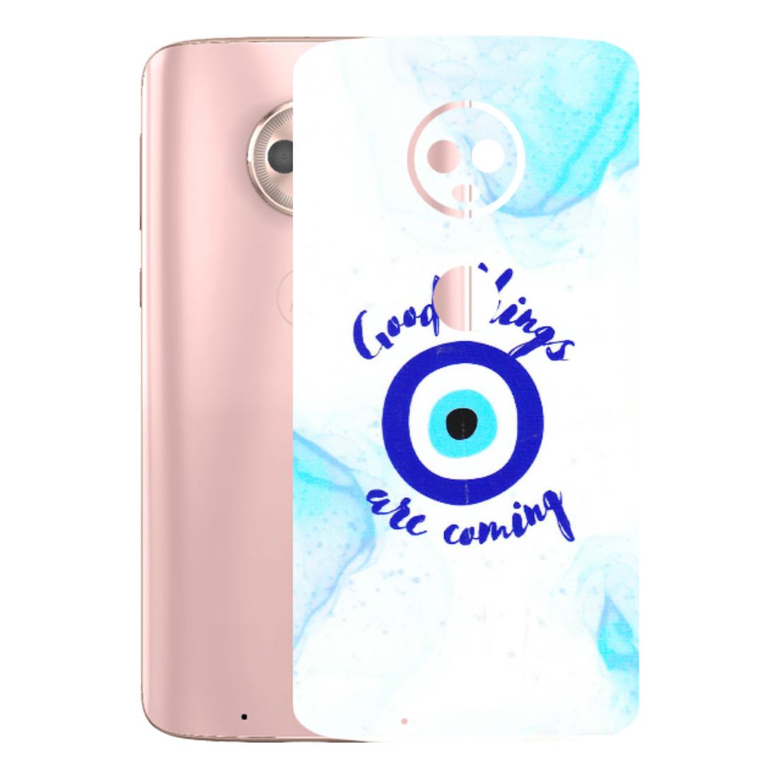 Motorola Phone Skins (All Models) - Evil Eye Good Things Are Coming - 3D Embossed Finish (L-322) Motorola Moto G6