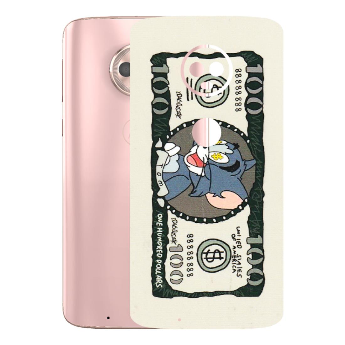 Motorola Phone Skins (All Models) - Tom Hundred Dollar - 3D Embossed Finish (L-324) Motorola Moto G6