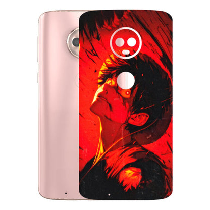 Motorola Phone Skins (All Models) - D.Luffy Power Up One Piece Anime - 3D Embossed Finish (L-326) Motorola Moto G6