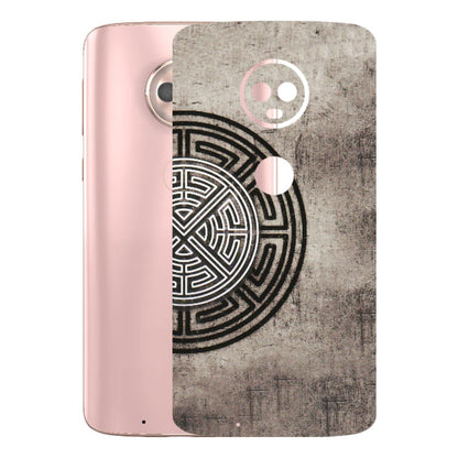Motorola Phone Skins (All Models) - Mysterious Circular Design - 3D Embossed Finish (L-63) Motorola Moto G6