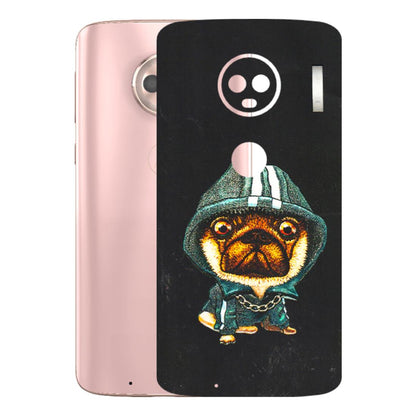 Motorola Phone Skins (All Models) - Puppy N Hoodie - 3D Embossed Finish (L-90) Motorola Moto G6