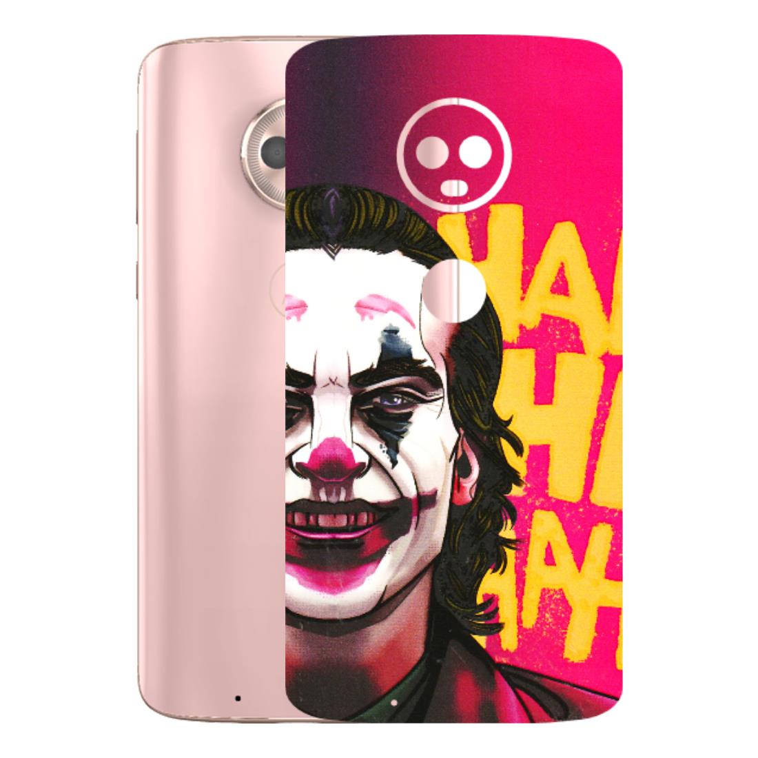 Motorola Phone Skins (All Models) - Joker Evil Laugh - 3D Embossed Finish (L-97) Motorola Moto G6