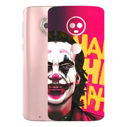 Motorola Phone Skins (All Models) - Joker Evil Laugh - 3D Embossed Finish (L-97) Motorola Moto G6