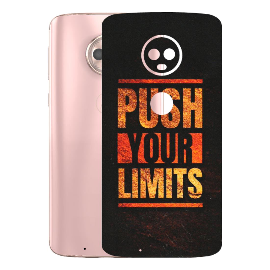 Motorola Phone Skins (All Models) - Push Your Limits - Matte Finish (M-118) Motorola Moto G6