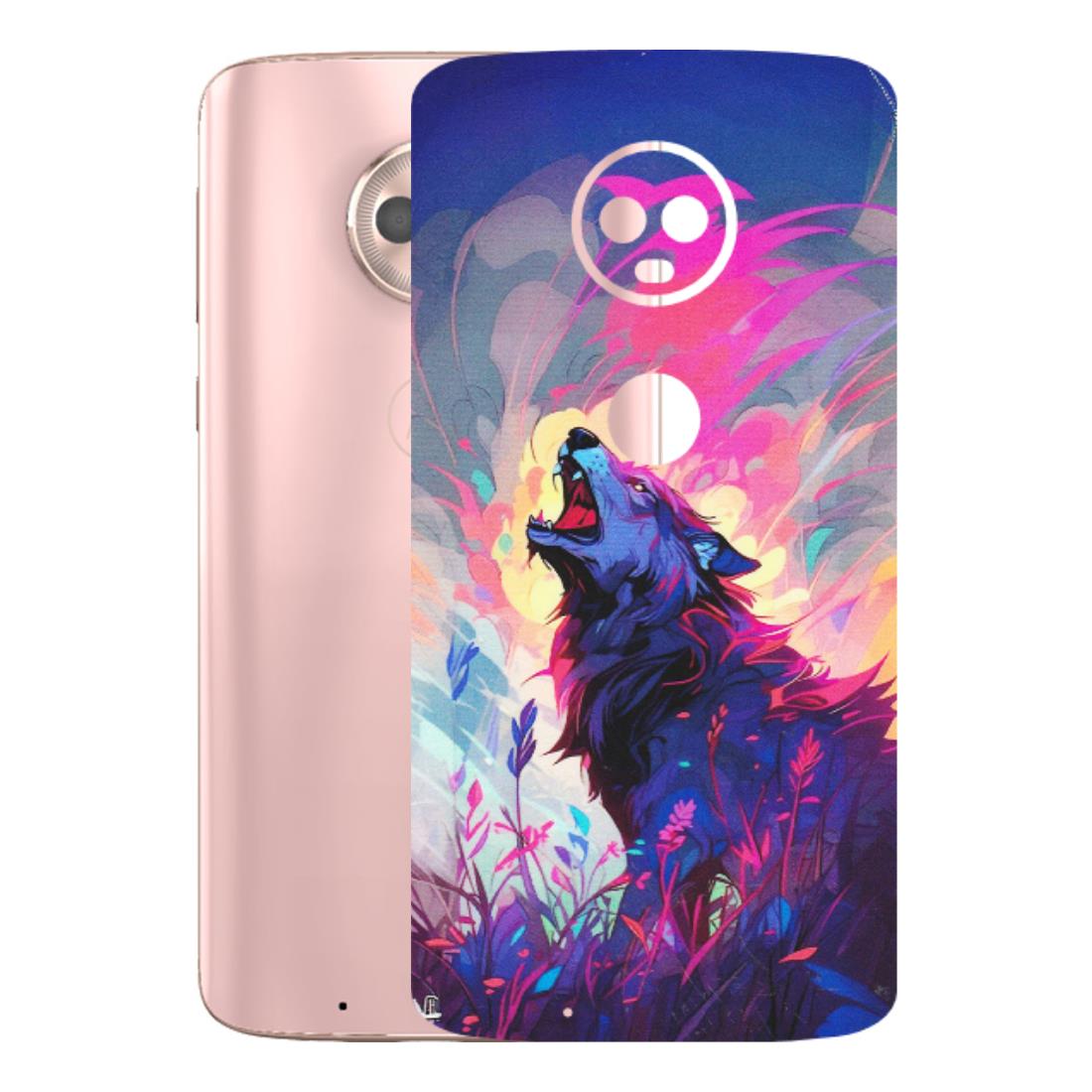Motorola Phone Skins (All Models) - New Wild Wolf Abstract - Matte Finish (M-125) Motorola Moto G6