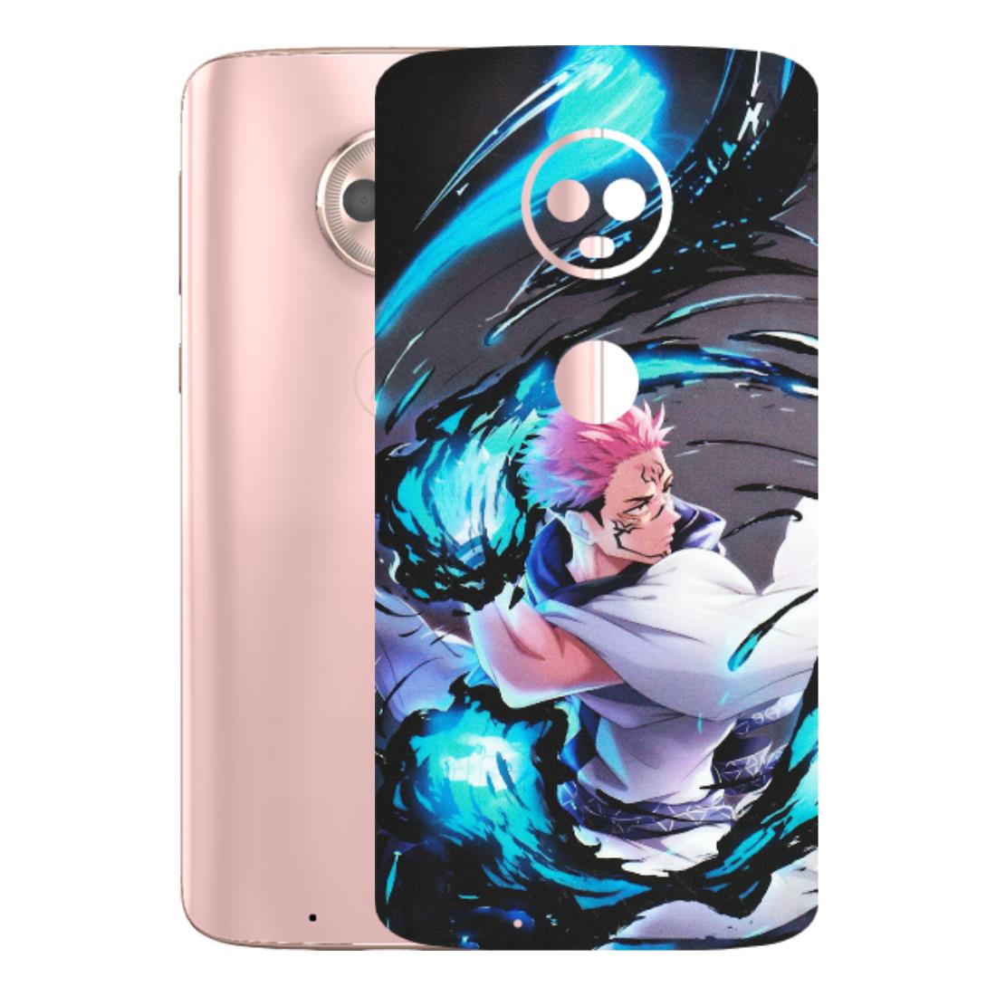 Motorola Phone Skins (All Models) - New Jujutsu Kaisen Grey Blue Anime - Matte Finish (M-127) Motorola Moto G6