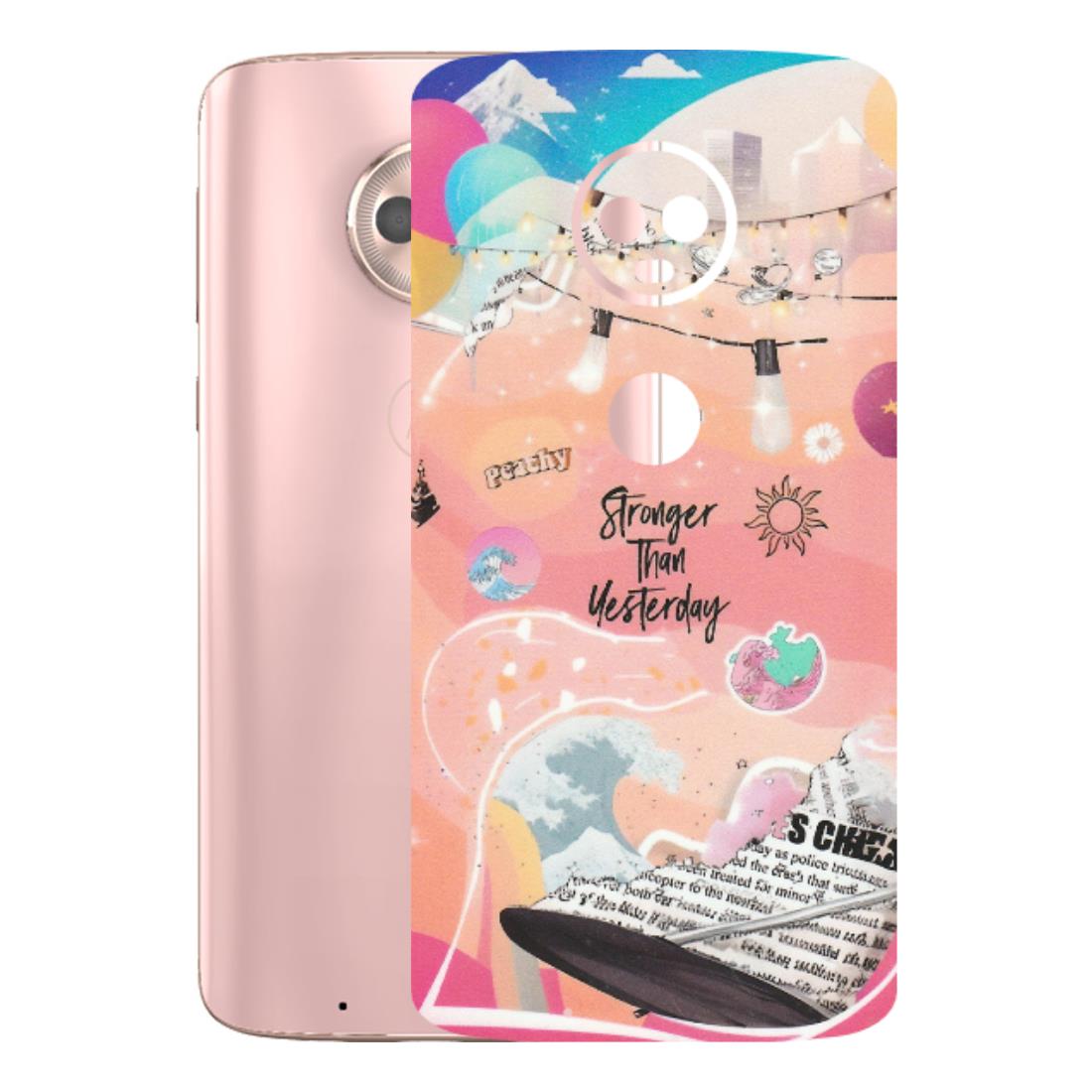 Motorola Phone Skins (All Models) - Stronger Then Yesterday - Matte Finish (M-128) Motorola Moto G6