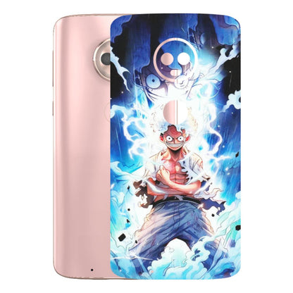 Motorola Phone Skins (All Models) - Blue Thunder Luffy Anime - Matte Finish (M-132) Motorola Moto G6