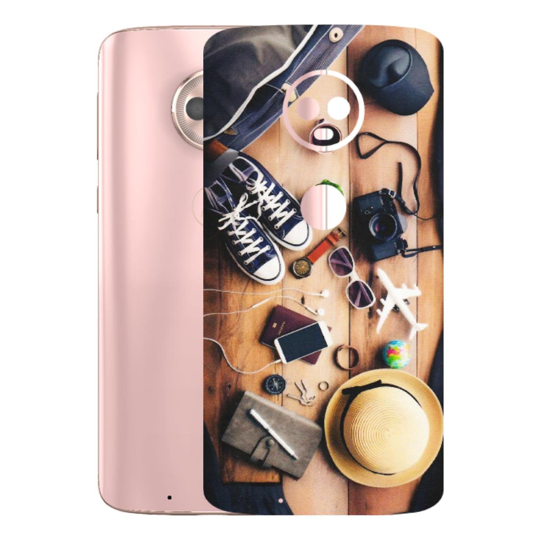 Motorola Phone Skins (All Models) - Travel Wanderlust - Matte Finish (M-133) Motorola Moto G6