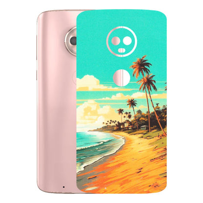 Motorola Phone Skins (All Models) - Miami Beach - Matte Finish (M-136) Motorola Moto G6