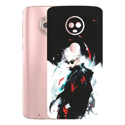 Motorola Phone Skins (All Models) - Gojo Powerful Charater Kaisen Anime - Matte Finish (M-144) Motorola Moto G6