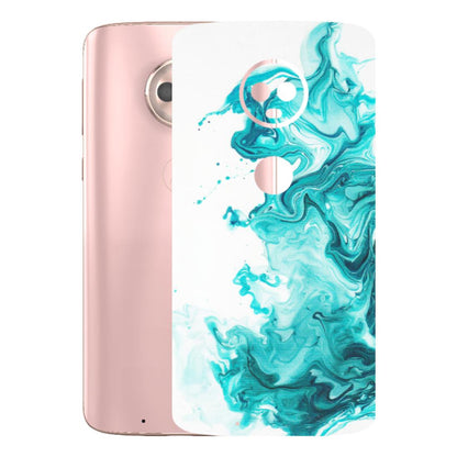 Motorola Phone Skins (All Models) - Sky Blue Abstract Colour - Matte Finish (M-146) Motorola Moto G6