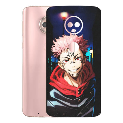 Motorola Phone Skins (All Models) - Yuji Itadori Funny Face Anime - Matte Finish (M-152) Motorola Moto G6