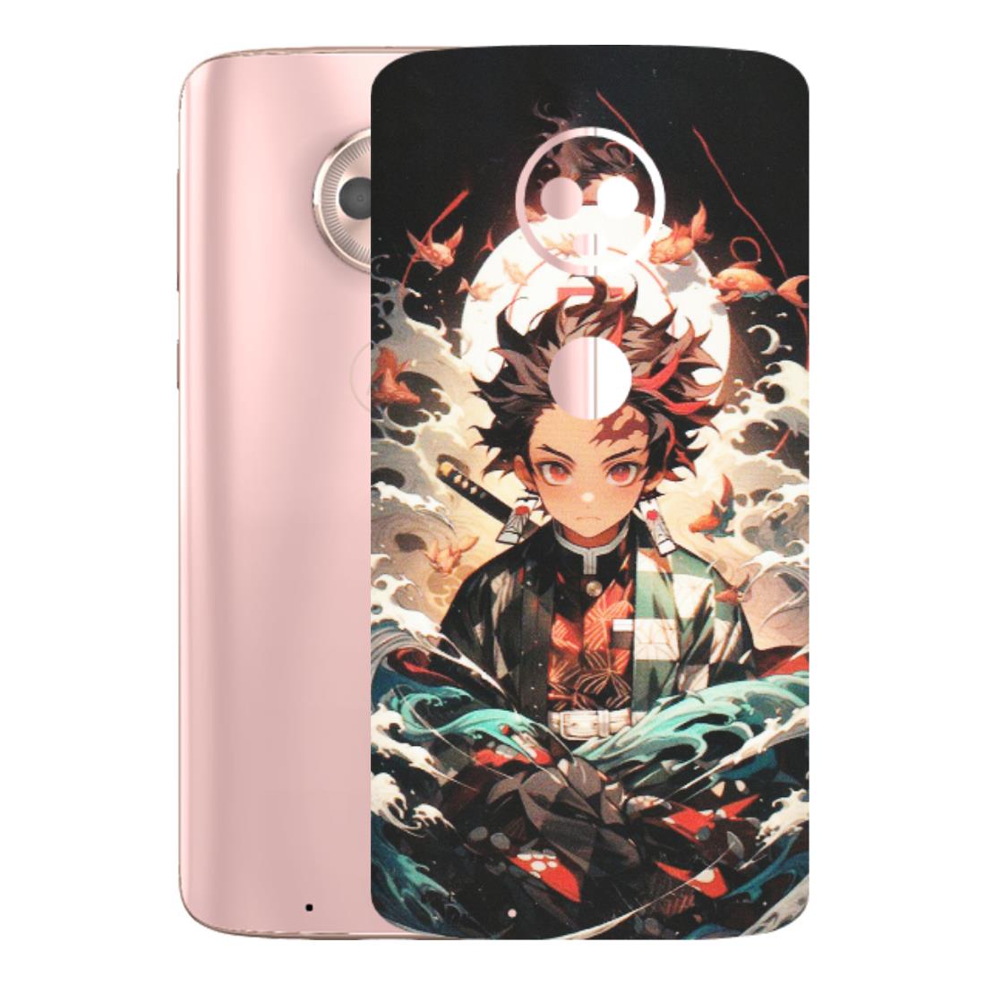 Motorola Phone Skins (All Models) - Tanjiro Demon Slayer Anime - Matte Finish (M-158) Motorola Moto G6