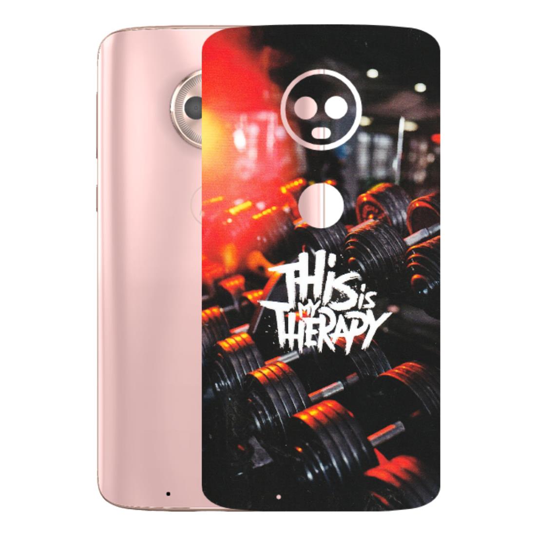 Motorola Phone Skins (All Models) - GYM Lover Therapy - Matte Finish (M-160) Motorola Moto G6
