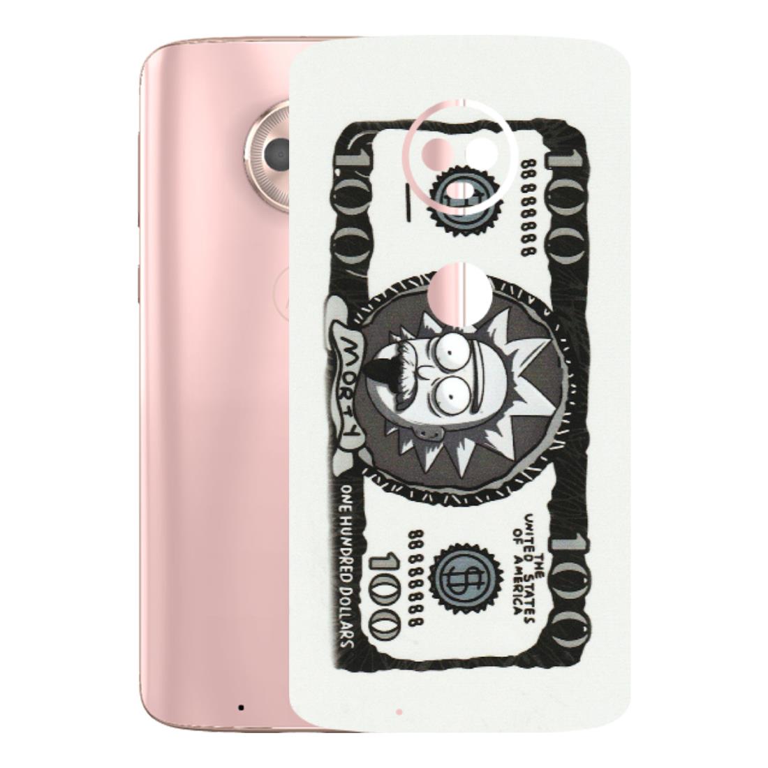 Motorola Phone Skins (All Models) - Rick And Morty Hundred Dollar Anime - Matte Finish (M-161) Motorola Moto G6