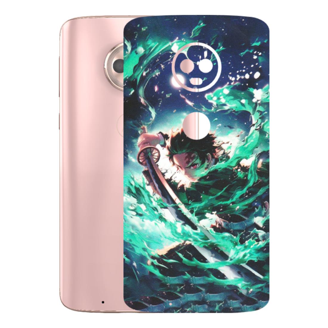 Motorola Phone Skins (All Models) - Sword Fighter Anime - Matte Finish (M-29) Motorola Moto G6