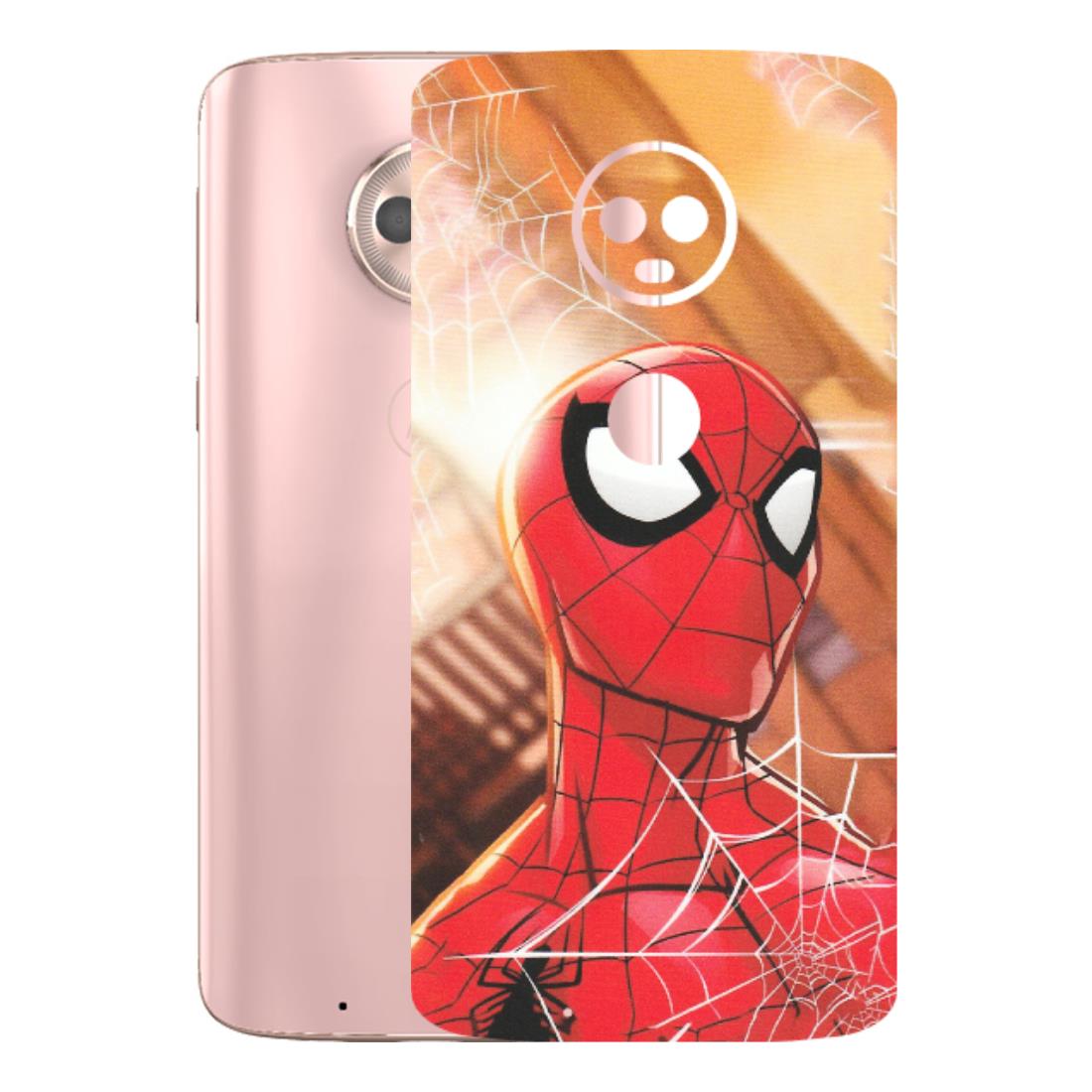 Motorola Phone Skins (All Models) - Spiderman Face New - Matte Finish (M-41) Motorola Moto G6