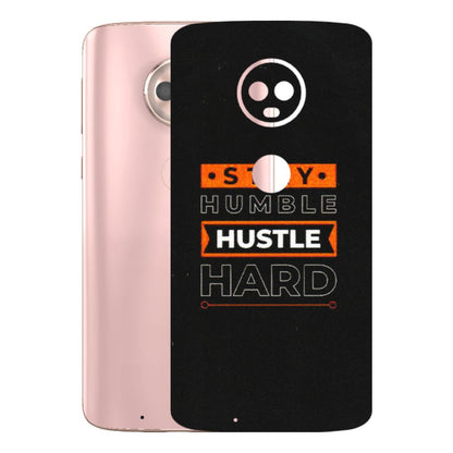 Motorola Phone Skins (All Models) - Stay Humble Stay Hard - Matte Finish (M-48) Motorola Moto G6