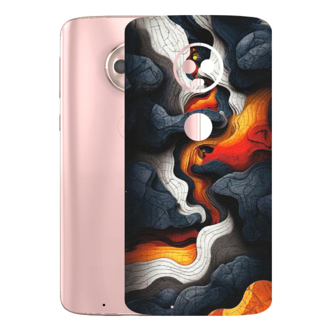 Motorola Phone Skins (All Models) - Abstract Volcanic Layers - Matte Finish (M-52) Motorola Moto G6