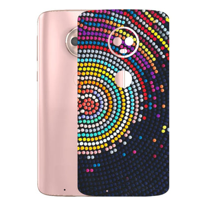 Motorola Phone Skins (All Models) - Rainbow Dot Mandala - Matte Finish (M-97) Motorola Moto G6